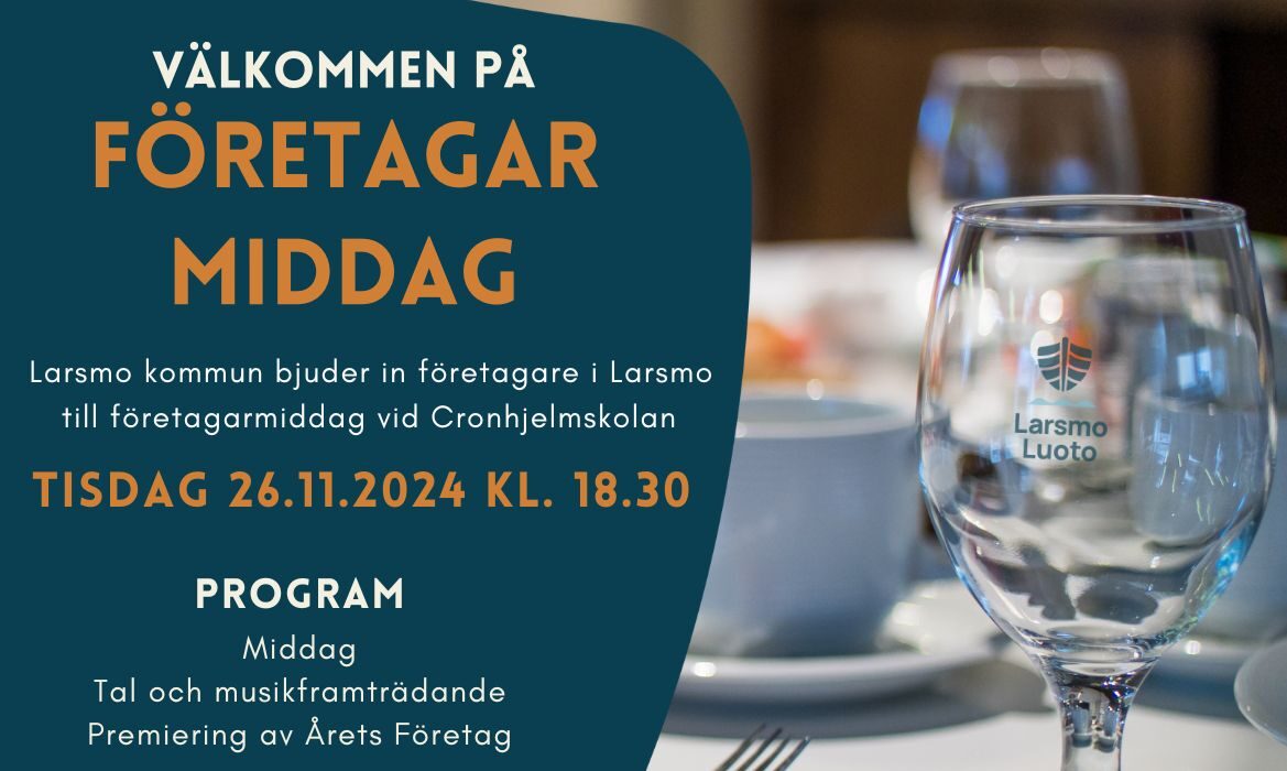 Välkommen på företagarmiddag 26.11.2024 image