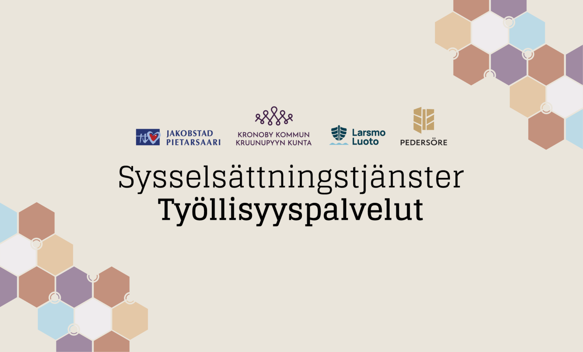 Sysselsättningstjänster Työllisyyspalvelut