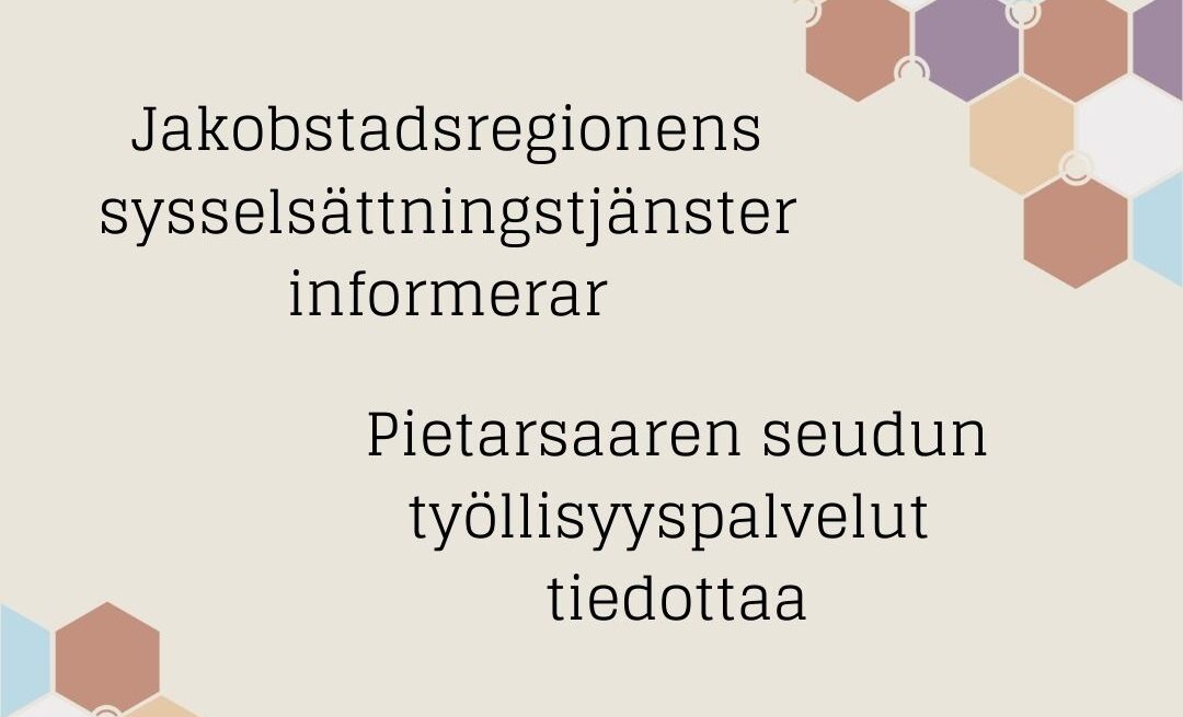 sysselsättningstjänsterna informerar