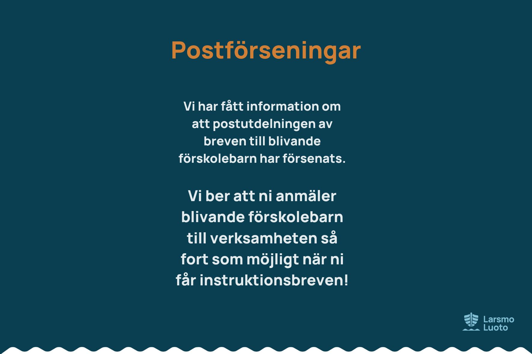 Postförseningar