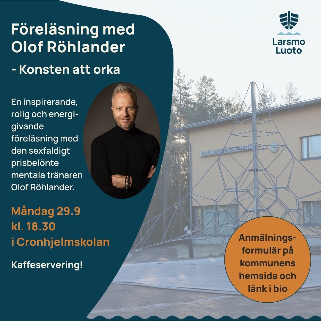 Föreläsning med Olof Röhlander måndag 29.9 image