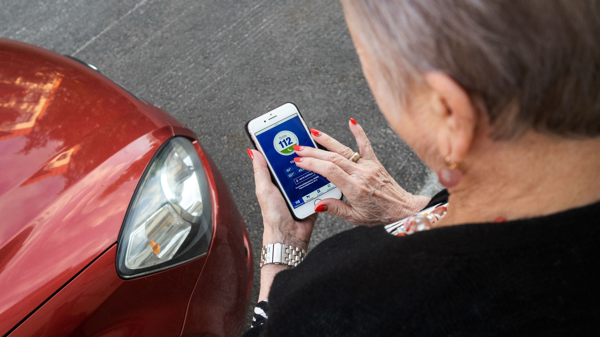 person ringer till 112