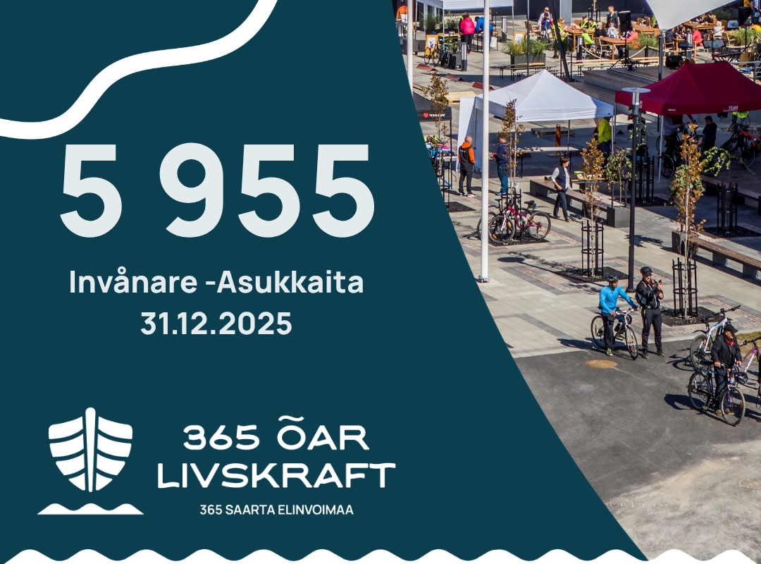 Larsmos befolkningsmängd var 5955 31.12.2025