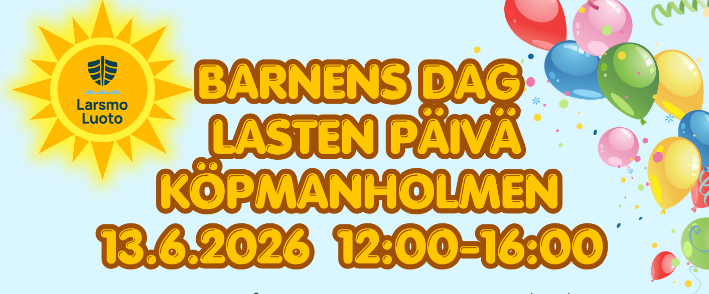 Barnens dag på Köpmanholmen 13.6.2026