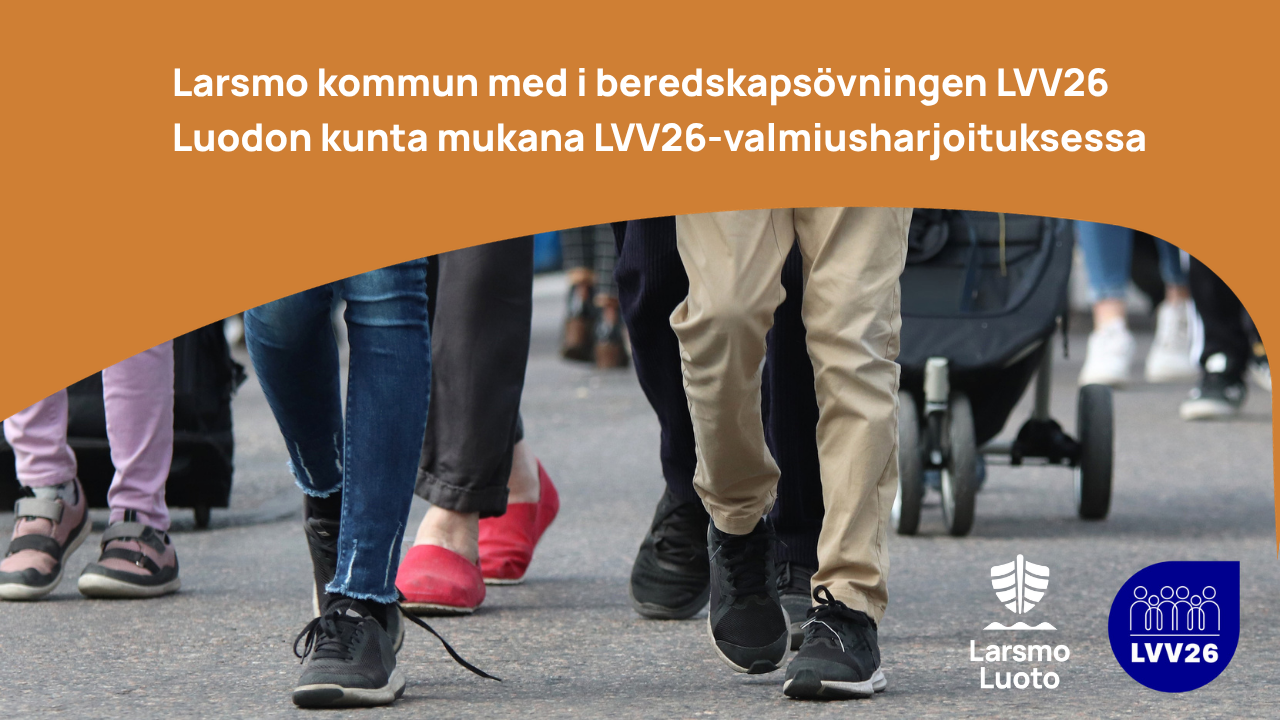 Larsmo kommun med i beredskapsövningen LVV26