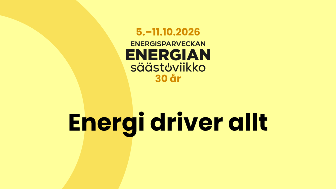 Energisparveckan 5-11.10.2026